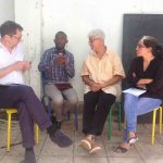 rege Diskussion mit KollegInnen der Flüchtlingsarbeit in Rabat